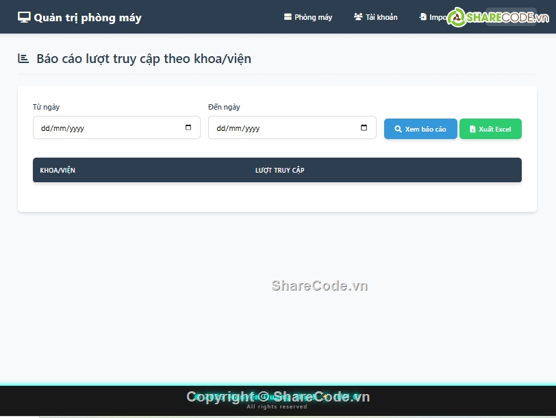 Quản trị phòng máy,Quản lý máy tính sinh viên,Quản lý máy tính internet,Source code web,Code phần mềm quản lý